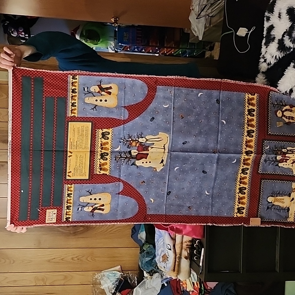 Debbie mum old time santa apron